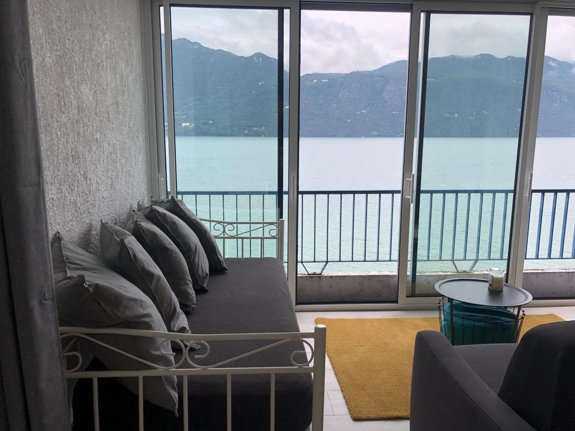 Le Lamartine, Vue Magnifique Face Au Lac Du Bourget Экс-ле-Бен Экстерьер фото